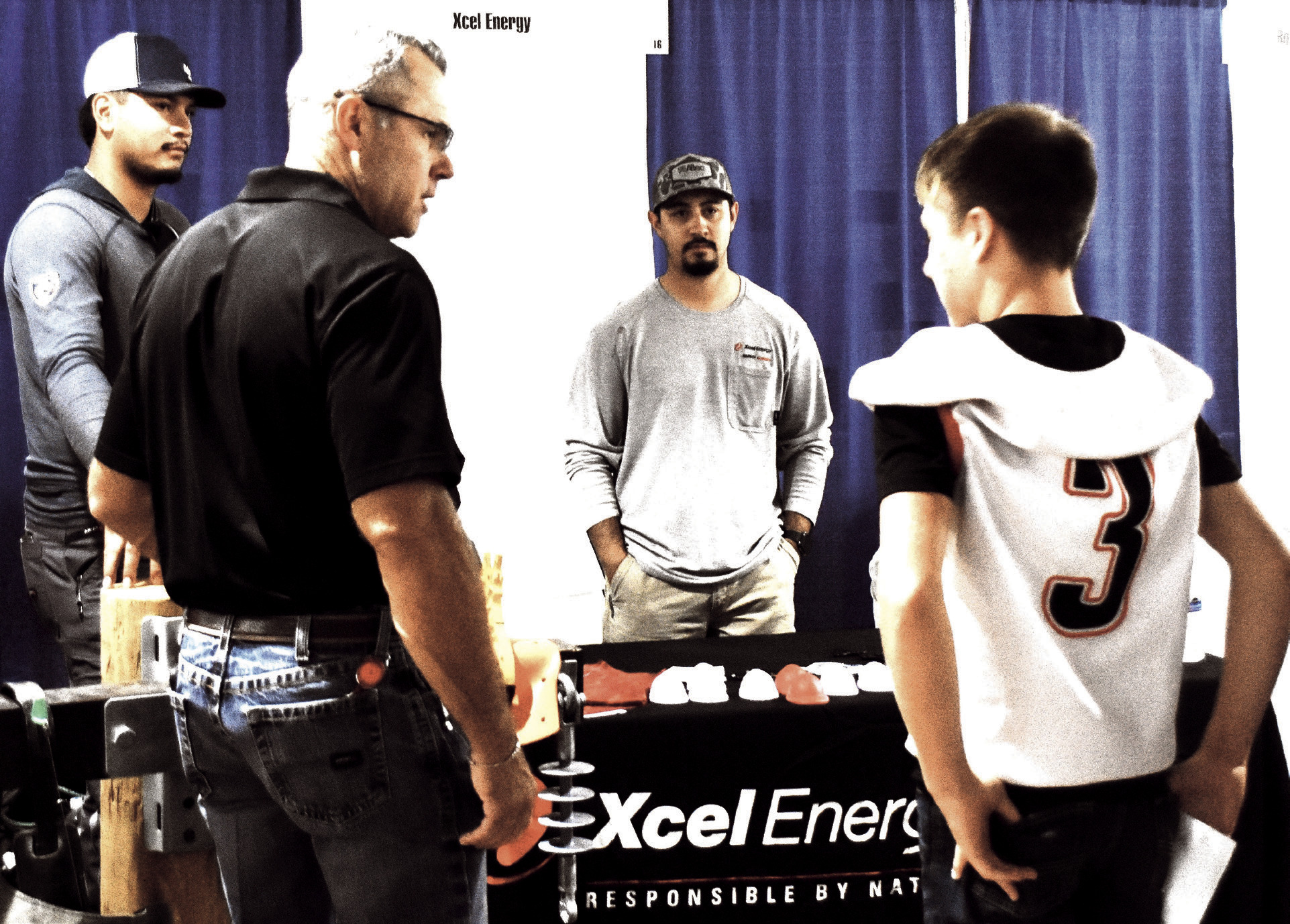 Workforce Solutions Jobs Y’all - Xcel representatives had the opportunity to meet middle school students and discuss employment opportunities that could affect decisions in the future. (Staff Photo)