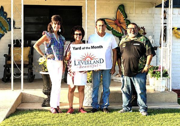 Keep Levelland Beautiful Yard of the Month - Bobby and Linda Garcia.