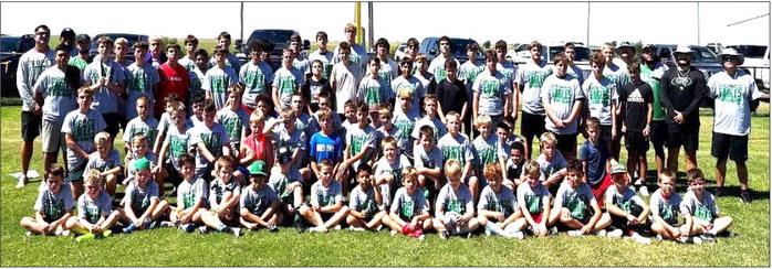 FOOTBALL SEASON COMING UP FAST - The Ropes Football Camp had a large turnout with interest running high for the young athletes as they gained more skills and conditioning for the upcoming football season.