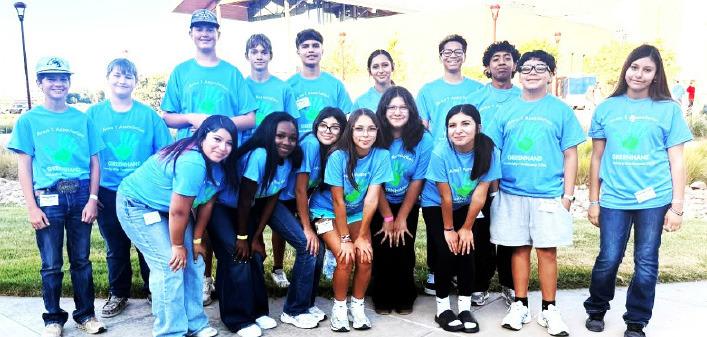 Levelland FFA freshmen at the Area 1 Greenhand Leadership Conference.