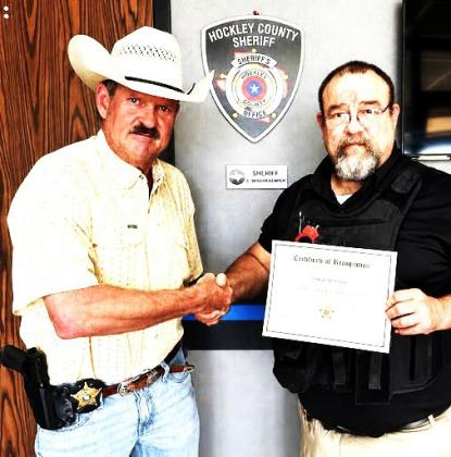 Hockley County Sheriff’s Office named Detention Officer Alfonso as Officer of the Month for his professionalism and keeping the facility running smoothly.