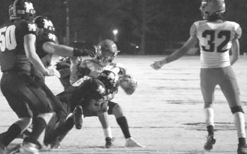 HIT STICK - Morton’s defense was hitting hard this Thursday for the teams last home game of the season. (Staff photo by Aalijah Soliz)