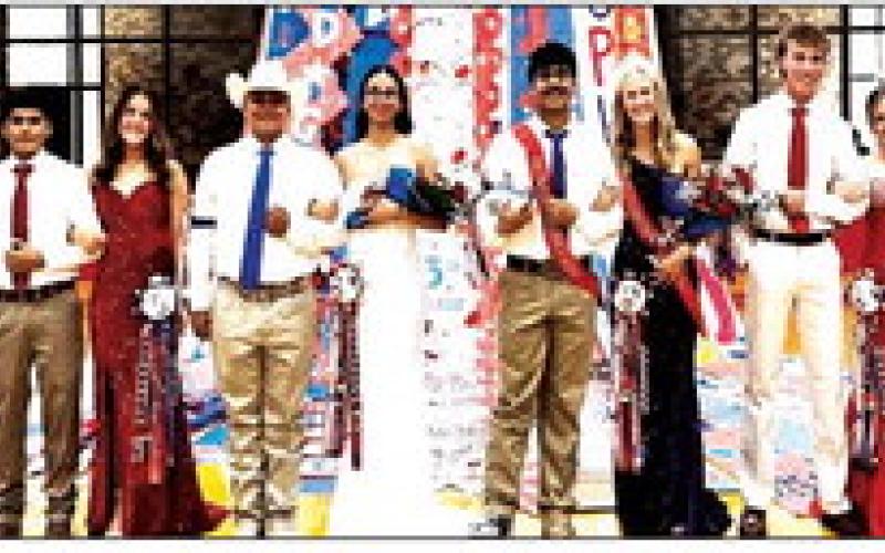 SHS HOCO Court - Sundown High School Homecoming Court 2026 - Senior candidates, Andrew Rodriguez and Addie Hord, Joseph O’Canas and Dhaya Marinelarena, Isaiah Igo and Kassady Rodgers; Junior court - Ethan Olivas and Kadyn Belew; Sophomore court - Brandon Flores and Karter Hord; Freshman court - Kobe Hogan and Avery Belew. (Sundown ISD photo)