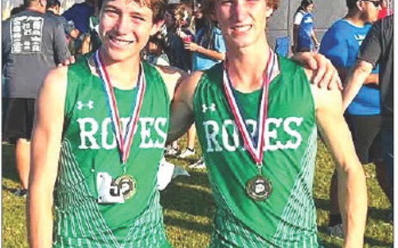 Acuff Cotton Field Trot - Ropes Eagle XC runner Chase Schumm placed first and broke the meet record in the HS Boys 3-mile with a time of 15:49.92. Teammate Billy Hill placed 14th.