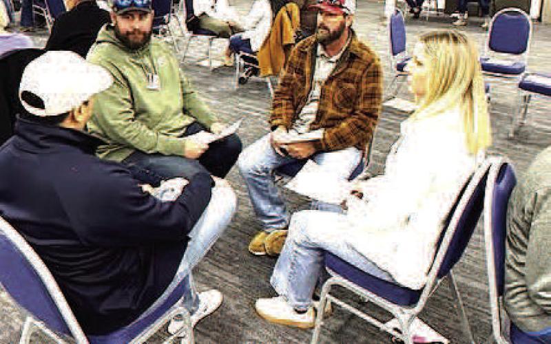 Leadership Levelland joined Leadership Amarillo and Canyon to participate in a poverty simulation with activities similar to daily requirement for those living in poverty to survive. With poverty increasing in Hockley County during and following the COVID epidemic, the event provided information on challenges that currently remain for many people in the community. (Leadership Levelland photo)