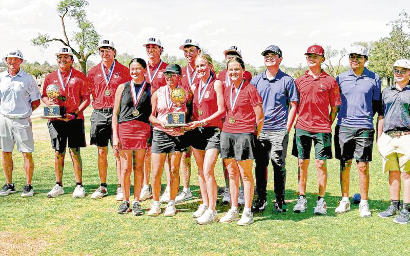 Sundown golf brings home four District Championships