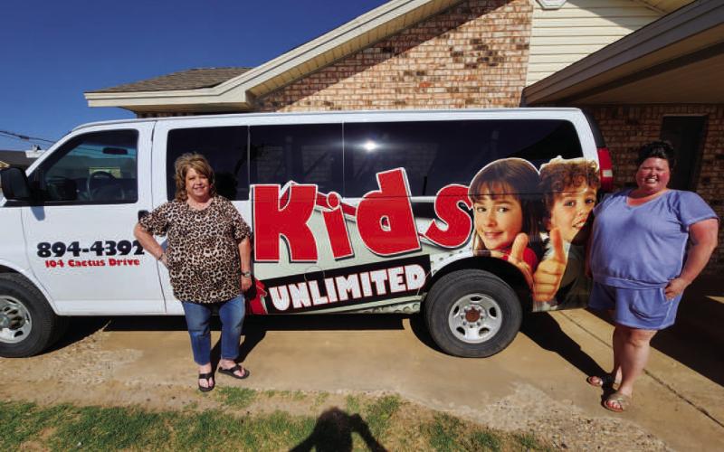 CARING FOR THE COMMUNITY - Pictured from left to right are: Iris Martin and Morgan Martin. Kid’s Unlimited celebrates 50 years of childcare this month in Levelland. Virginia Morrison opened Morrison’s Daycare in 1973 before her daughter Iris Martin bought the business in 1993. Iris’s daughter Morgan continued the tradition of working at the daycare for the past 25 years. (Staff Photo by Dom Puente)