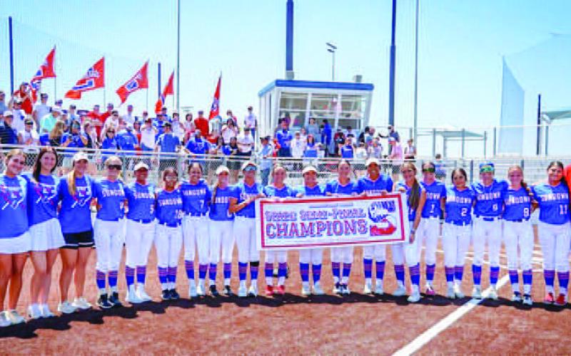 ROUGHETTE HISTORY - The Sundown Roughettes continue to make history as they were crowned UIL 2A Division 2 State Semi-Final Champions after sweeping the Muenster Lady Hornets this past Thursday and Saturday. The Roughettes will be competing for the UIL 2A Division State Championship in Austin against the Shiner Lady Comanches on Thursday at 10 a.m. (Photo graphic courtesy of Sundown ISD)