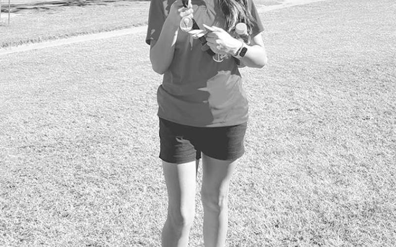 SECOND PLACE- Levelland Golf Head Coach April Rodriguez shared that the Loboette JV played in Andrews November 10th and Aubrey Morin placed second with a score of 95. (Photo Courtesy of Cristal Isaacks)