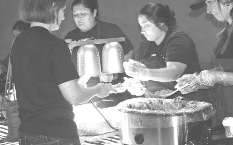 FISH FRY- The Levelland Christian School held their annual fish fry event Thursday evening at the Mallet Event Center. (Staff photo by Emily Campos)