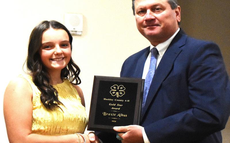 Hockley County 4-H Gold Star – Braxie Albus