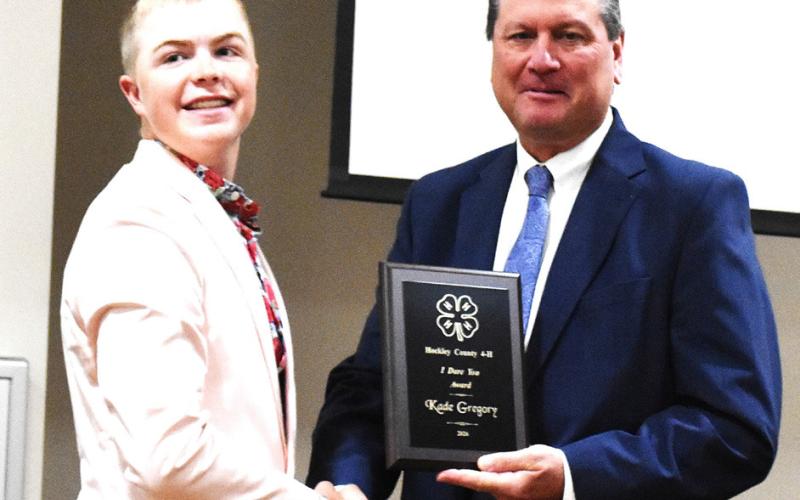 Hockley County 4-H “I Dare You Award” – Kade Gregory