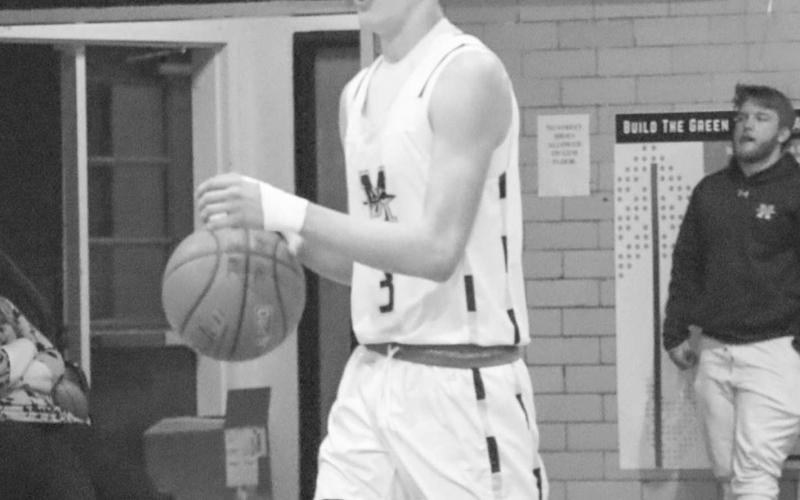CONTROL - Morton Indian Seph Silvas brought the ball up the court for the Indian offense as they had control of the game throughout the night last Tuesday in the teams win. (Staff photo by Aalijah Soliz)