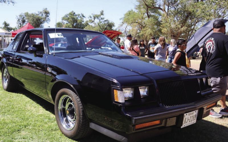 BUICK - This past Saturday morning Thunder on the Plains had their car show our at the City Park. Pictured above is a 1987 Buick Grand National GNX. (Staff photo by Aalijah Soliz)