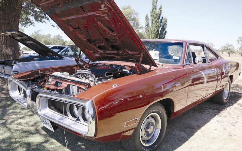 DODGE - This past Saturday Thunder on the Plains had a section to show off their cars. Pictured above is a 1970 Dodge Super Bee. (Staff photo by Aalijah Soliz)