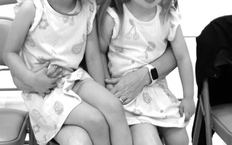 SUMMER MAGIC- Participating in the Hockley County Summer Program on Wednesday was grandmother Shannon Race and her grandaughters Rachel Race and Enna Race. (Staff photo by Emily Campos)