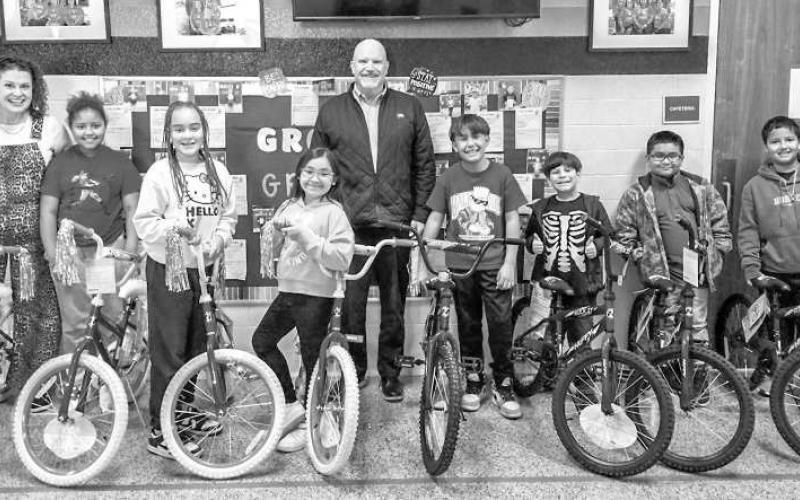 SOUTH ELEMENTARY RIDE WITH ROTARY BIKE WINNERS