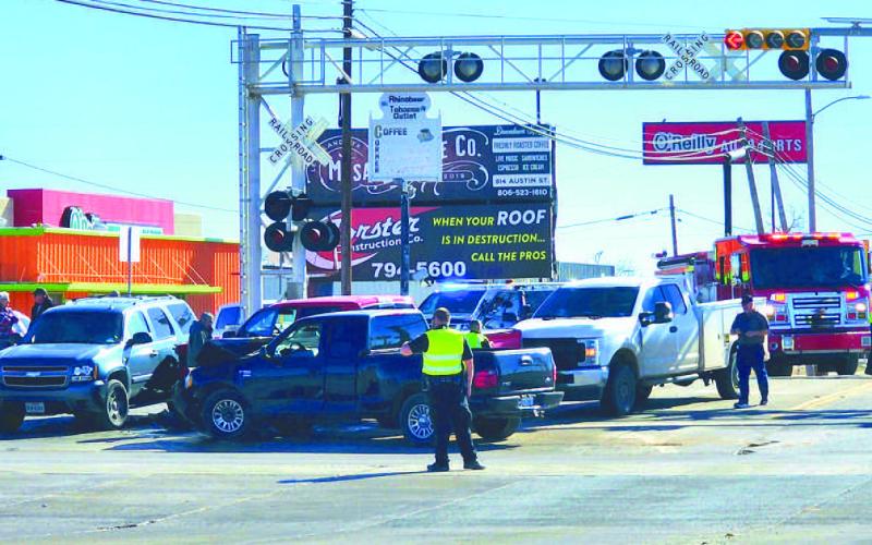FOUR VEHICLE COLLISION
