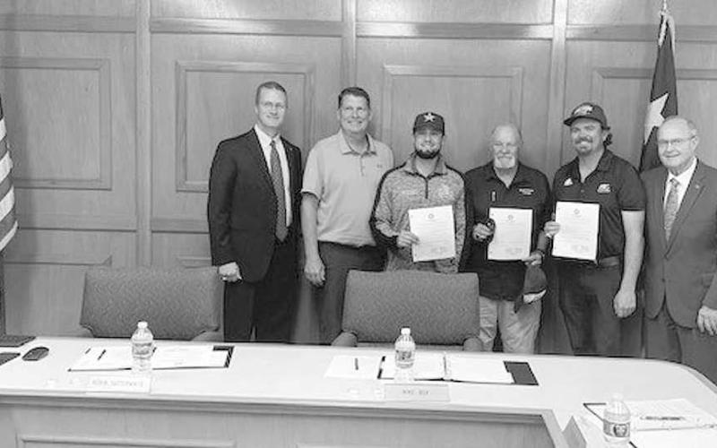 SPC HONORS TRACK COACHES AND TEAMS