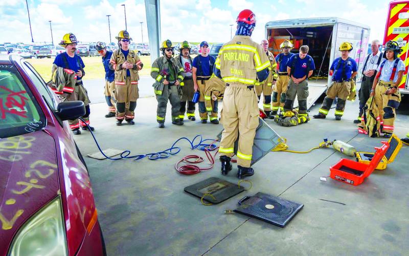 FIRE SCHOOL - The 94th Annual TEEX Municipal Fire School was held in College Station this week with firefighters from the Levelland Fire Department and Whiteface Fire Department getting in their necessary training done. Each year, TEEX trains more than 115,000 emergency responders. (Photo courtesy of TEEX)