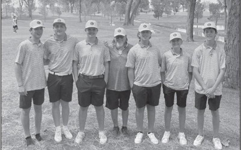 LHS VARSITY GOLF - The Lobo Varsity Golf Team competed in the Lubbock Invitational Golf Meet over the weekend and placed 9th out of twenty teams. The team will play again in Abilene in November. (Photo