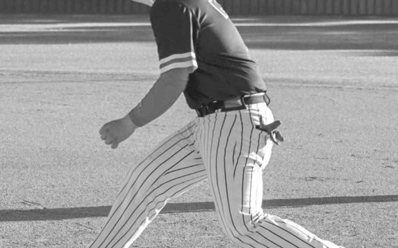 EASY OUT - Levelland Lobo Tyler Pemberton got an easy out last Friday against the Estacado Matadors on Senior Night at home. (Staff photo by Aalijah Soliz)