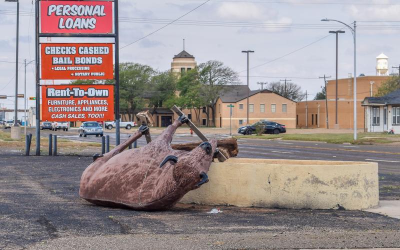 High winds caused severe damage to residences and business across Levelland