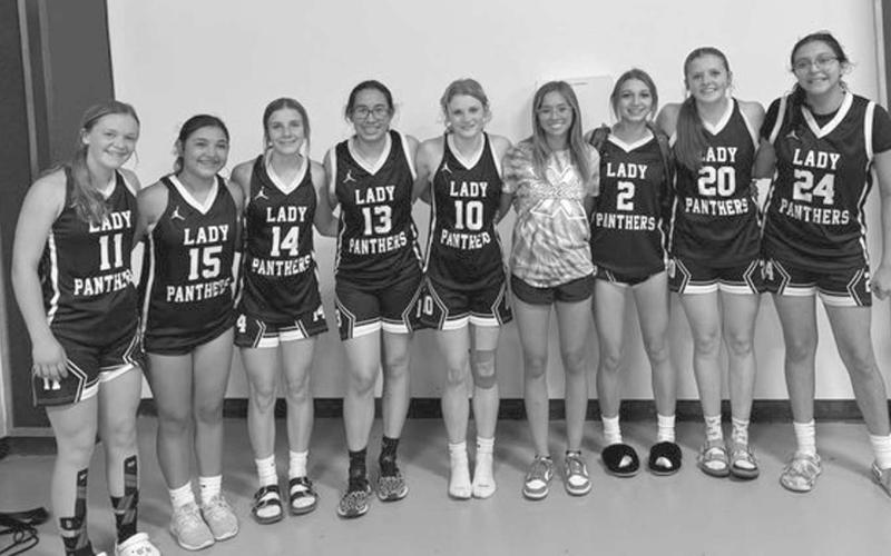 LADY PANTHERS - Lady Panthers had a great showing at LCU team camp, going 5-3. Played against some GREAT competition and saw alot of good things. The girls proved size means nothing when you play hard! (Photo courtesy of Whitharral Athletic Booster Club)