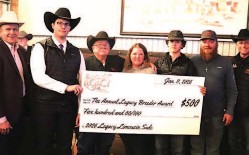 Lawrence Family Limousin honored with award