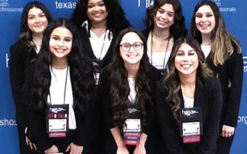 Levelland High School HOSA students