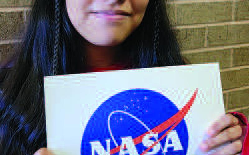 HASSCHOLARRECIPIENT-- Michelle Bustillos, Levelland High School junior, was as accepted into NASA’s High School Aerospace Scholars STEM learning experience to be mentored by NASA scientists and engineers. (Submitted Photo)