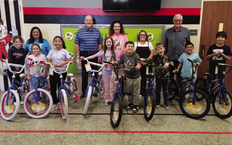SOUTH ELEMENTARY RIDE WITH ROTARY BIKE WINNERS