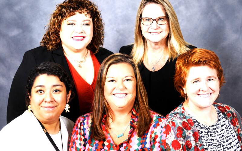 LISD WITH TEA - Five Levelland ISD educators gave their time and shared their expertise with the Texas Education Agency (TEA) this summer to help shape high-quality state assessments for Texas students. Kayla Kelly, Julianne Baumgardner, Ashley Lomeli Guzman, Sandy Billington, and Suzanna Ramirez collaborated with teachers from across Texas to review potential test questions, evaluate content and difficulty, and help ensure assessments are appropriate and relevant for students.