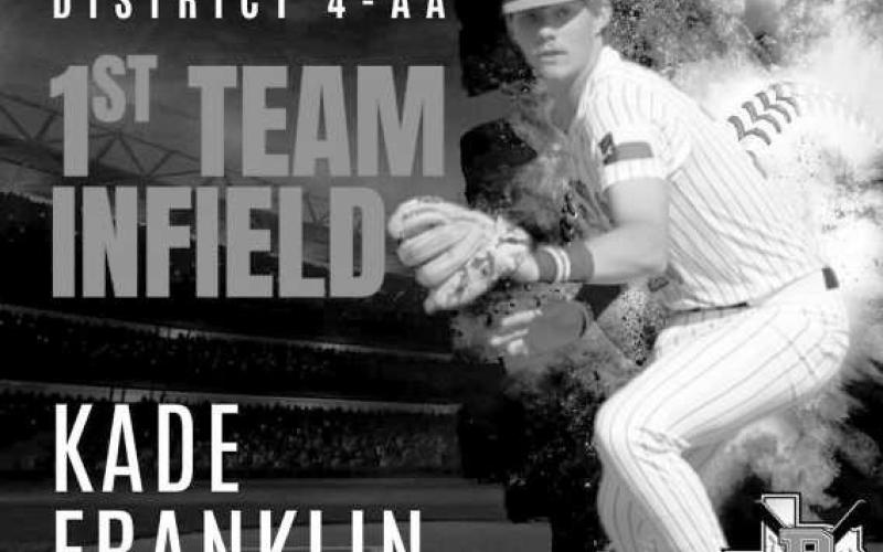 SECOND TEAM OUTFIELD - Ropes Eagle Colton Mortensen was named Second Team Outfield following the 2024-2025 baseball season. (Photo courtesy of Ropes)