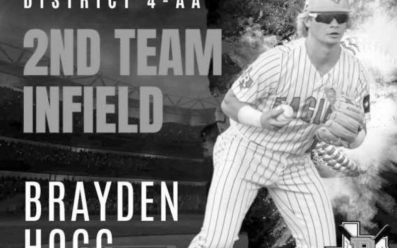 SECOND TEAM INFIELD - Ropes Eagle Brayden Hogg was named Second Team Infield following the 2024-2025 baseball season. (Photo courtesy of Ropes)