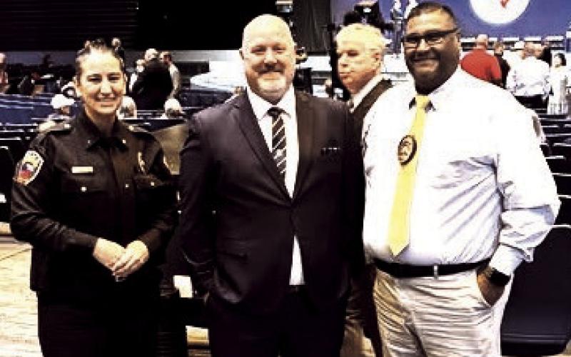 Governor Greg Abbott honored former LPD officer Shawn Wilson with the Star of Texas Award, recognizing his courage, sacrifice, and service following the July 15, 2021, shooting in Levelland. Wilson was critically wounded in the line of duty. Wilson continues to make a lasting impact on the community and the law enforcement profession teaching at the South Plains College Law Enforcement Academy. Sgt. Det. Ramirez and Chief Erica O’Bryon attended the event.