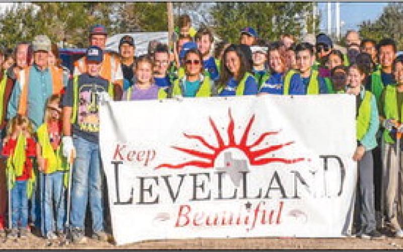 Keep Levelland Beautiful (KLB) held their fall Community Wide Clean-Up event Saturday morning. Roughly 100 volunteers participated in the event picking up trash and cleaning various areas along Highway 114. Each year KLB holds two clean up events in the Fall and Spring to help promote keeping a clean community. As the years have progressed, the event continues to bring more volunteers each time. Pictured are volunteers who spent their mornings cleaning up the community. (Staff photo by Essence Childres)