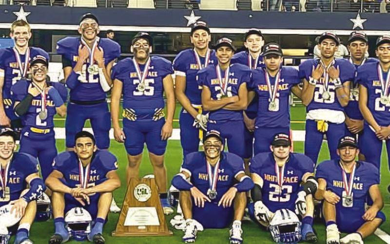 STATE RUNNER-UP - The Whiteface Antelopes finished their football season with an appearance in the UIL 6-Man 1A Division 1 State Championship on Wednesday at Jones AT&amp;amp;T Stadium in Arlington. The Antelopes competed againt the Gordon Longhorns. The Antelopes would fall to the Longhorns, 70-24, in the third quarter wrapping up the season with a 14-1 record. (Photo courtesy of Whiteface CISD)