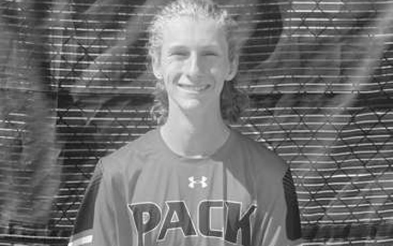 VARSITY TENNIS - Levelland athlete Ryeton McMahn made varsity as a junior. (Photo courtesy of Levelland Tennis)
