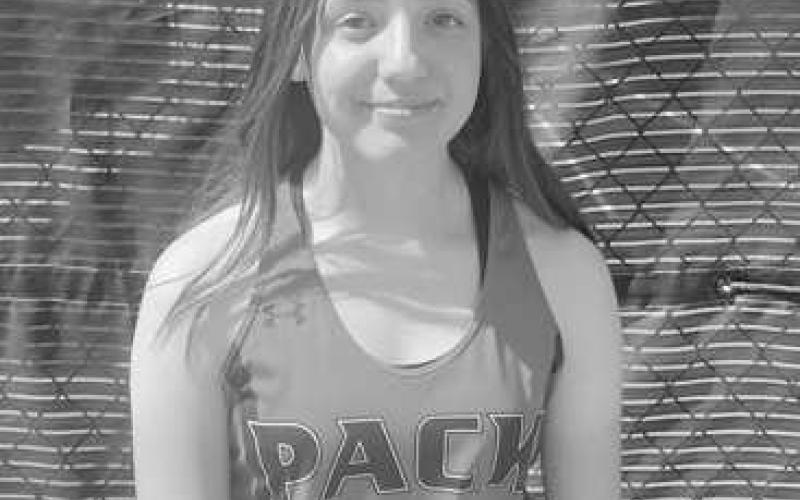 VARSITY TENNIS - Levelland athlete Daniela Perez made varsity as a freshman. (Photo courtesy of Levelland Tennis)