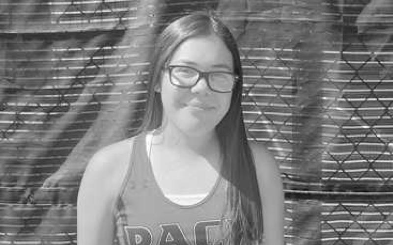 VARSITY TENNIS - Levelland athlete Maddie Almager made varsity as a sophomore. (Photo courtesy of Levelland Tennis)