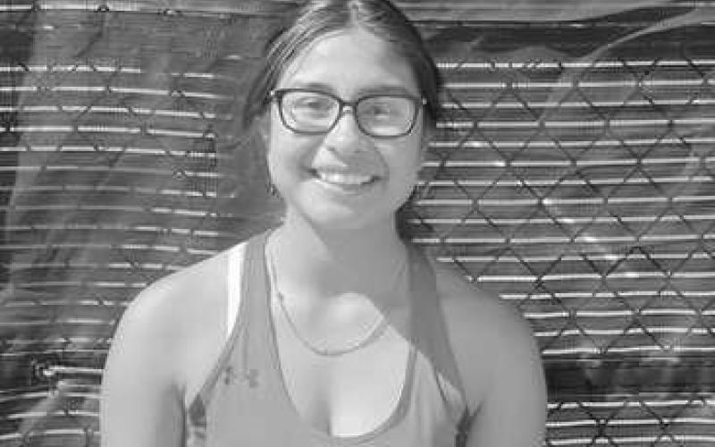 VARSITY TENNIS - Levelland athlete Paloma Hernandez made varsity as a freshman. (Photo courtesy of Levelland Tennis)
