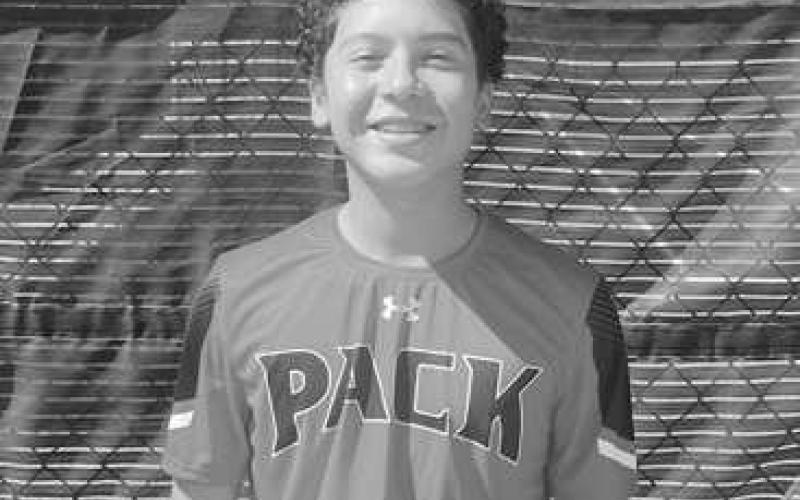 VARSITY TENNIS - Levelland athlete Zavier Rogers made varsity as a sophomore. (Photo courtesy of Levelland Tennis)