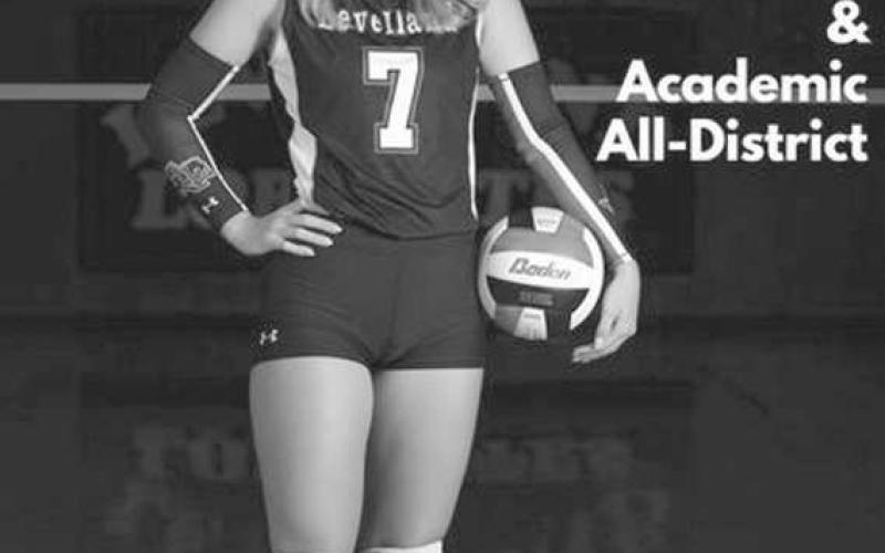 ALL DISTRICT - Levelland Loboette Addisen Campbell earned Offensive MVP and Academic All-District for her play on and off the court. (Photo courtesy of Levelland ISD)