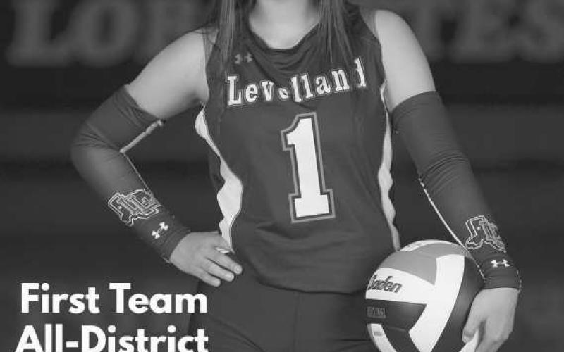 ALLDISTRICT - Levelland Loboette Alexis Gardea earned First Team All-District for her play on the court this season. (Photo courtesy of Levelland ISD)