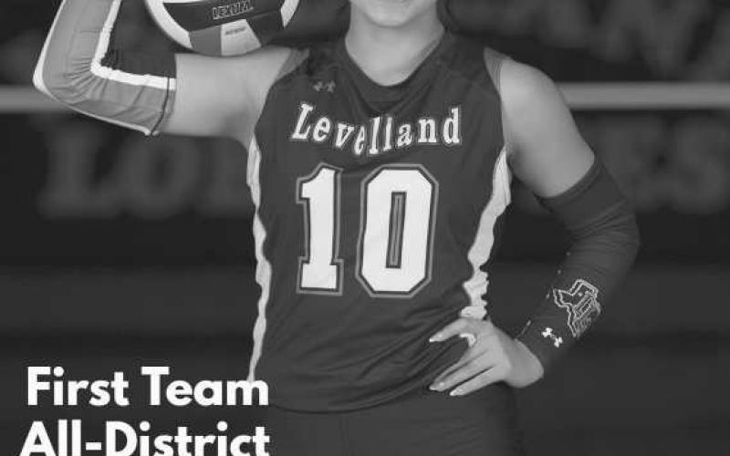 ALL DISTRICT - Levelland Loboette Mia Morin earned First Team All-District for her play on the court this season. (Photo courtesy of Levelland ISD)