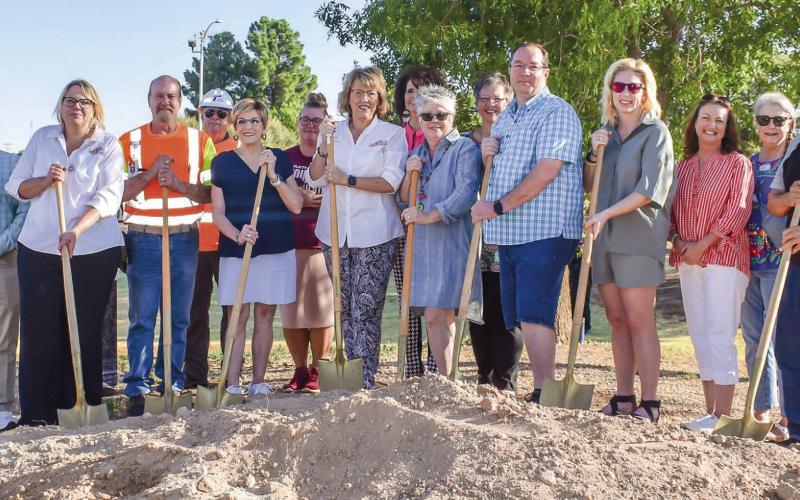 KLB, TxDOT begin mosaic, sign landscaping project