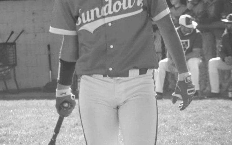 POSITIVE - Sundown Roughneck Isaac Lopez was all smiles heading back to the dugout during the team’s contest against the Smyer Bobcats this past Monday. (Staff photo by Aalijah Soliz)
