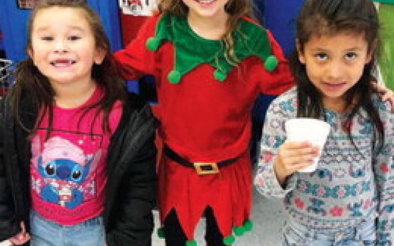 Blue Santa brings tiny smiles