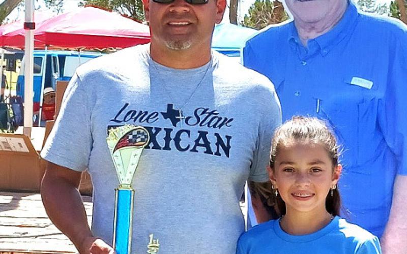 S.U.V. – Ricky Magana, first place for a white 2018 Dodge Durango. (Staff photo)